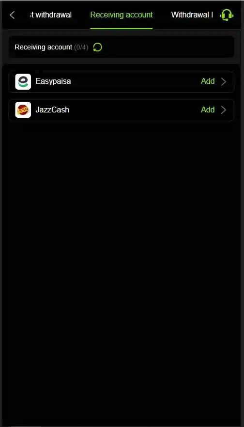 W786 game withdrawal process using JazzCash and Easypaisa in Pakistan